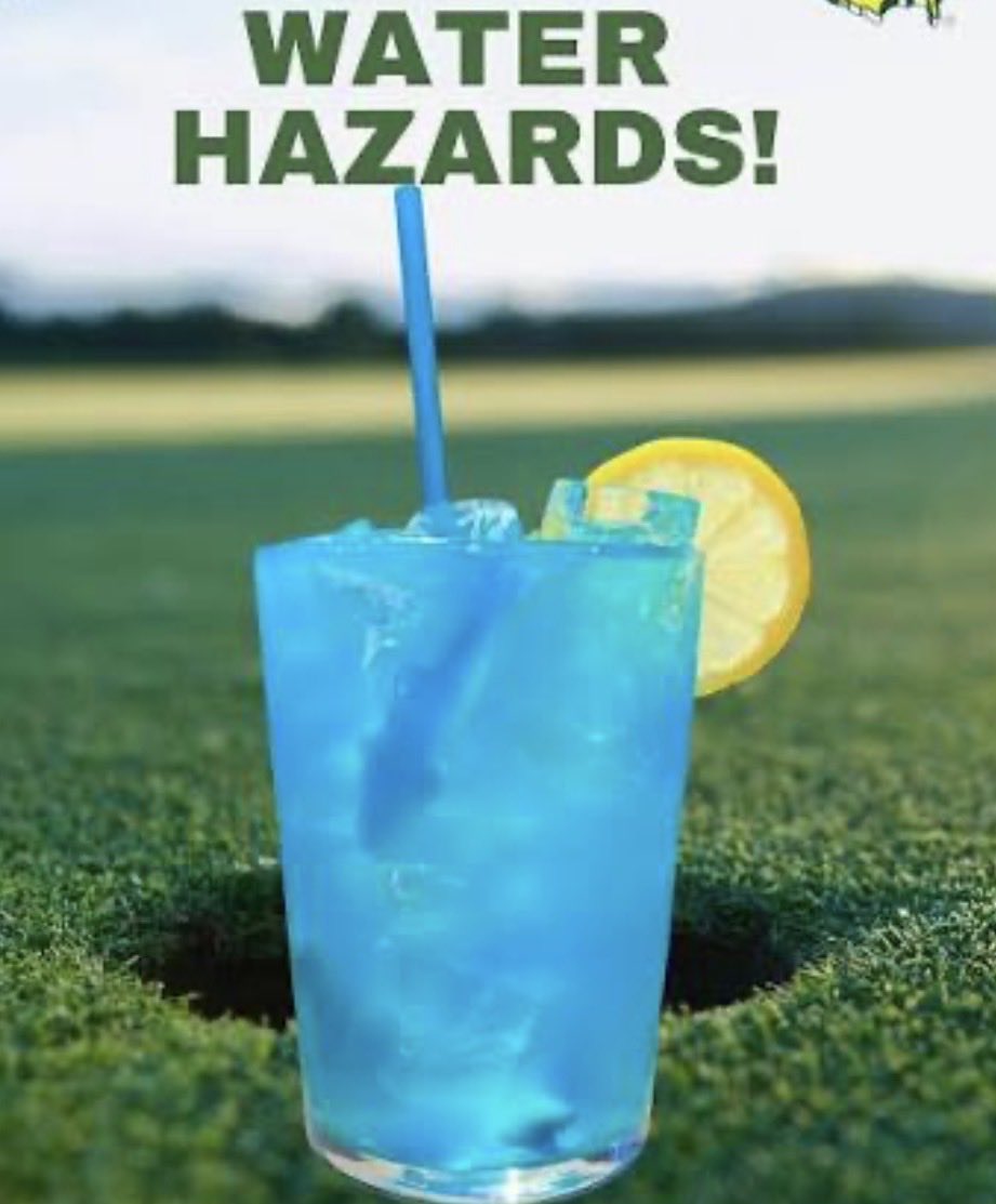 Hoosierfans98's tweet photo. It may officially be called a Water Hazard, but we are renaming it the Cignetti for our  tailgate!  🔵🍹. #IUFootball #Tailgaiting #GlacierFreezeGatorade https://t.co/EwUr4yQVVw