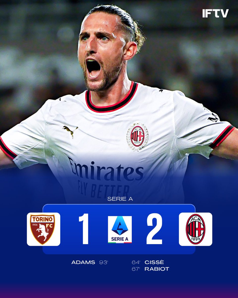 IFTVofficial's tweet photo. Milan win their FIRST game of the season ✅

The Amorim era is off to a good start ❤️🖤 https://t.co/uOVuEdklEj