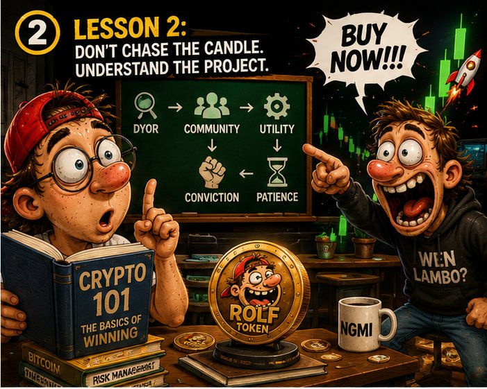 Loner00101's tweet photo. From panic to DYOR, then straight to ROLF ππ
The lesson is simple: stop chasing candles, learn the game, find the right community, and stay bullish.
Made for the @rolfonsolana Meme Contest πΈπ₯
#RolfToken #MemeContest #Solana https://t.co/mqEr9qD1Xa
