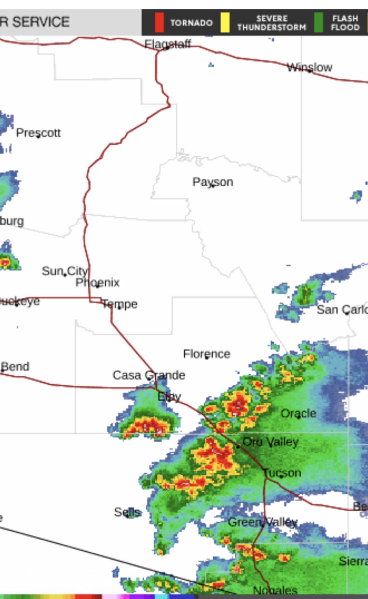 CJWrobel's tweet photo. The fresh cleaned backyard might be wrecked in 2 hours. 😤 #azwx https://t.co/00wCLcssbe