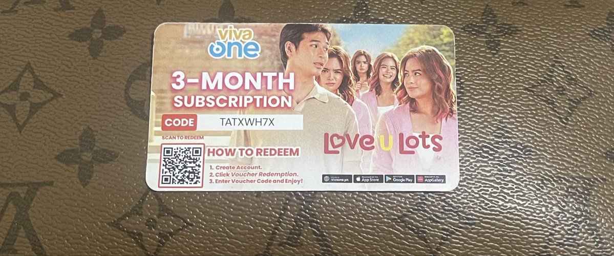 asdf_geel's tweet photo. Hi guys! Dahil nag 100K na me kanina, as promised eto na yung unang 3 month viva one subscription, bahala na kayo paunahan nalang kayo mag input ng code.

1,2,3 GO KANYA KANYA NA! 

P.S mahal ko kayo @itswilbertross @beabinene https://t.co/y1cYuwWKU0