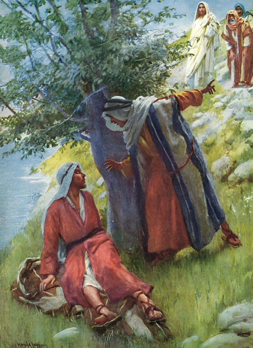 Santododia1's tweet photo. ✝️ EVANGELHO DO DIA - 24/08/2026

Jo 1,45-51

45 Filipe encontrou-se com Natanael e lhe disse: "Encontramos aquele de quem Moisés escreveu na Lei, e também os profetas: Jesus de Nazaré, o filho de José". 46 Natanael disse: "De Nazaré pode sair coisa boa?" Filipe respondeu: "Vem ver!" 47 Jesus viu Natanael que vinha para ele e comentou: "Aí vem um israelita de verdade, um homem sem falsidade". 48 Natanael perguntou: "De onde me conheces?" Jesus respondeu: "Antes que Filipe te chamasse, enquanto estavas debaixo da figueira, eu te vi". 49 Natanael respondeu: "Rabi, tu és o Filho de Deus, tu és o Rei de Israel". 50 Jesus disse: "Tu crês porque te disse: Eu te vi debaixo da figueira? Coisas maiores que esta verás!" 51 E Jesus continuou: "Em verdade, em verdade, eu vos digo: Vereis o céu aberto e os anjos de Deus subindo e descendo sobre o Filho do Homem".

— Palavra da Salvação.

— Glória a Vós, Senhor.

Que as palavras do Santo Evangelho perdoem os nossos pecados e nos guardem para a Vida Eterna. Amém.