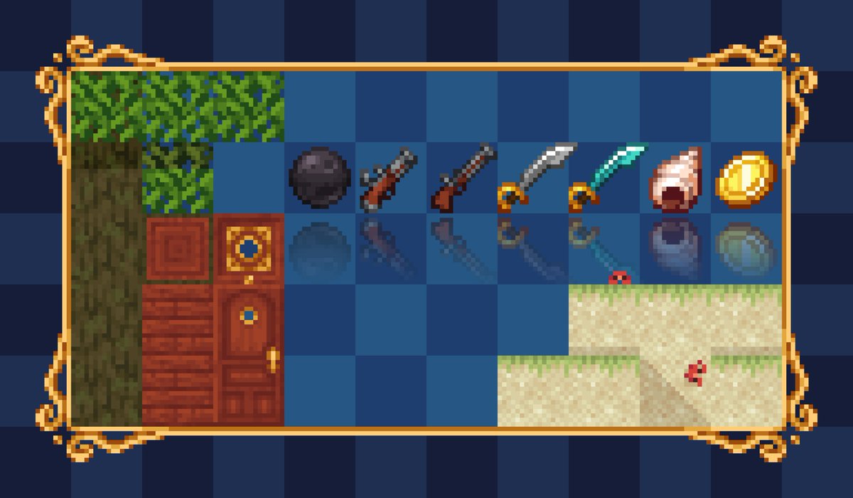 BronznTelescope's tweet photo. Some of the sprites i've made for @VadconG 's cool #Minecraft Bedrock project, "Salt &amp; Ships Add-On"!

Please consider voting for it when the @CurseForge Minecraft ModJam's voting starts! It's got some insanely cool pirate stuff in it :]c https://t.co/l5UOS5phuz