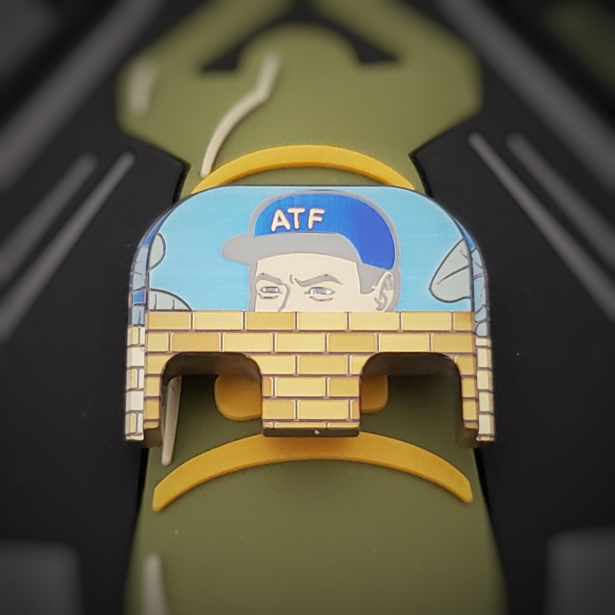 EtchedOrdnance's tweet photo. Titanium End plate design 'BigGov.'   Their eyes always searching. https://t.co/IIBWcgOtxu