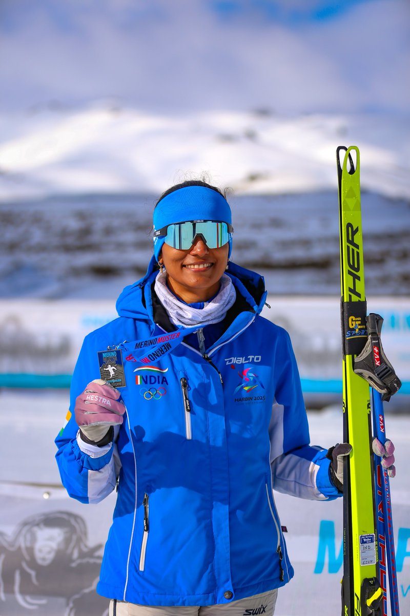 thekkadaskier's tweet photo. 🇮🇳 Another milestone in the journey.

On 22 August 2026, I finished 2nd in the Women’s 30s category in the 21 km Merino Muster at Snow Farm, New Zealand. ⛷️❄️

#BhavaniThekkada #MerinoMuster #Worldloppet #CrossCountrySkiing #IndianSkiing https://t.co/O4He3e3rCx