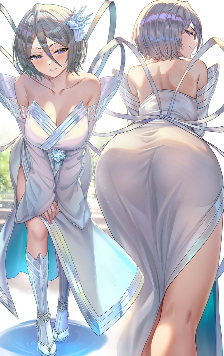 nats723s's tweet photo. 朽木ルキア 
卍解 白霞罸 　                                                                                                                                                                                                                                                                               [SFW Anime-Style illustration.]