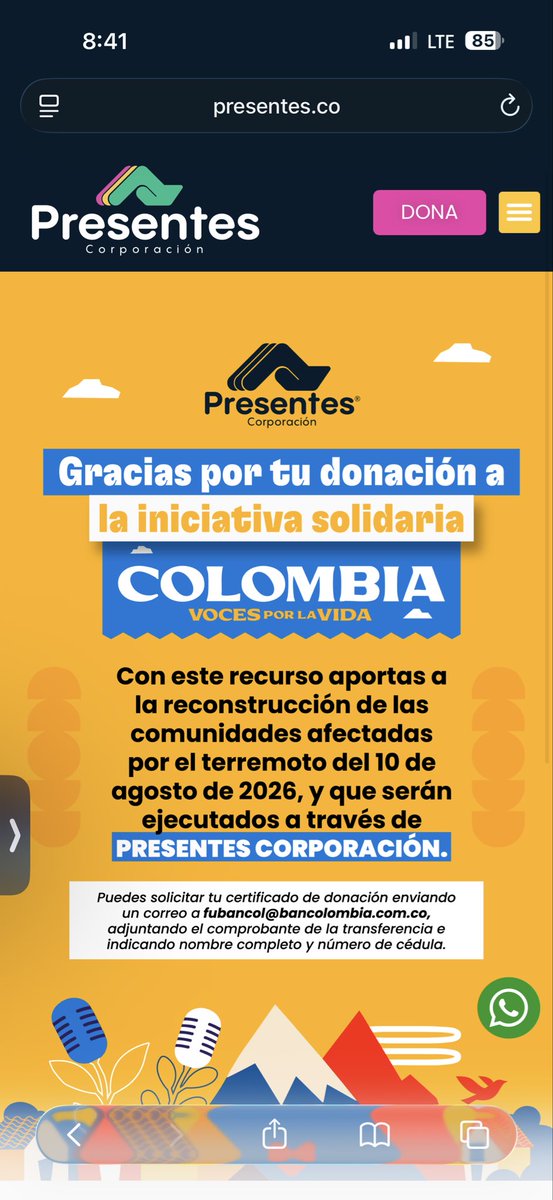 claragiraldo's tweet photo. #ColombiaVocesPorLaVida 
Me perdí a @maluma pero qué bonito ver lo que los artistas hacen por los demás; eso es poner su talento al servicio de quienes lo necesitan. 

Me trago cada letra en contra de @karolg, con su fundación acaba donar 1 millón de dólares y pues claro que uno también se une en la medida de cada posibilidad. Gracias por reconocer el trabajo de los voluntarios y rescatistas!