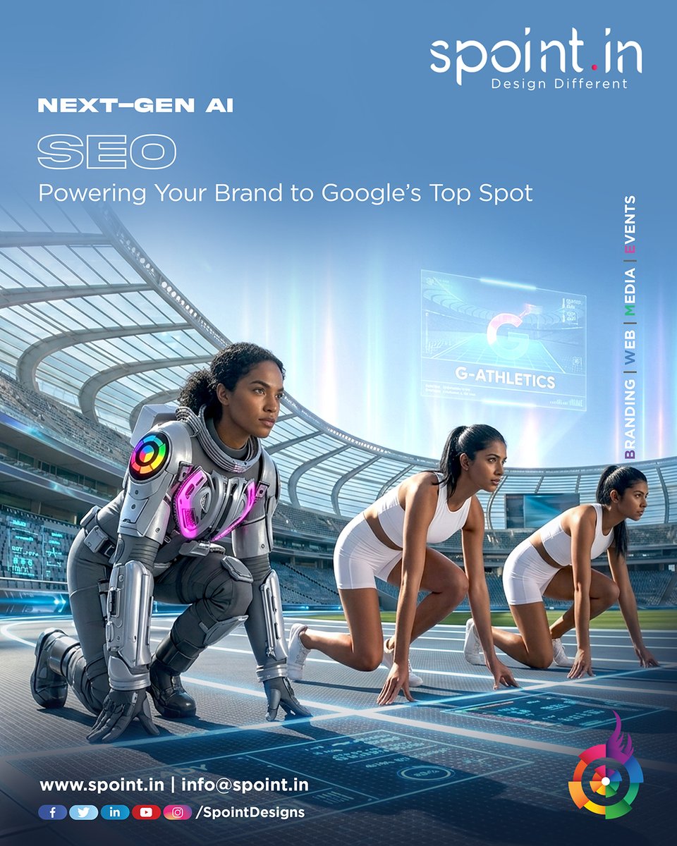 SpointDesigns's tweet photo. Next-Gen AI SEO 🚀
Powering your brand to Google’s top spot with smarter, AI-driven SEO.
🌐 https://t.co/APoIQ89srV

#AISEO #SEO #DigitalMarketing #ChennaiSEO #SpointDesign https://t.co/9DwRuvCBrX