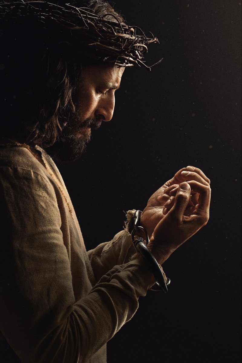 thechosentv's tweet photo. His life was given, not taken. Season 6 streams on @PrimeVideo November 15. The Chosen Crucifixion film releases in theaters March 12, 2027. https://t.co/5NMd580ljO