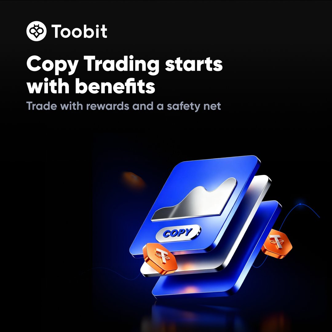 Toobit_official's tweet photo. ⚡Take your first Copy Trade with confidence.

Unlock instant rewards, receive a guaranteed lucky draw, and qualify for up to 100% loss coverage on your first eligible Copy Trade.

More trading. More rewards.

🔗 Join the campaign: https://t.co/5pPbUSwMC4

#Toobit #Trading #Crypto #CopyTrading