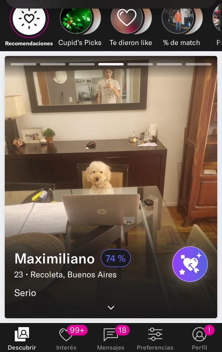 ttortula's tweet photo. okcupid es la cosa mas inservible que alguna vez instale. lo unico que me genero fue risas 

mira este pelotudo piensa que va a levantar con ese perro cibernetico https://t.co/NDtmR3UCDG