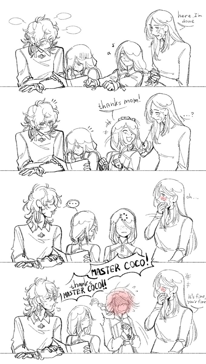 Kresa412191's tweet photo. #ArkcoWeek2026
day 1: family
I don't have any names for the twins or backstories, but they ended up becoming Coco's apprentices
everyone around just decided that these were their children now :D https://t.co/XLIdXWLsBx