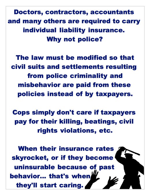 AssistedKarma's tweet photo. @leigh_fall @a_past24460 @ApricotForever @suzamaroo @AliceTinker1943 #AbolishQualifiedImmunity 

EVERY argument NOT to, *starts from the premise of protecting *criminals who violate the public trust, under color of law. https://t.co/wPZhgcbaze