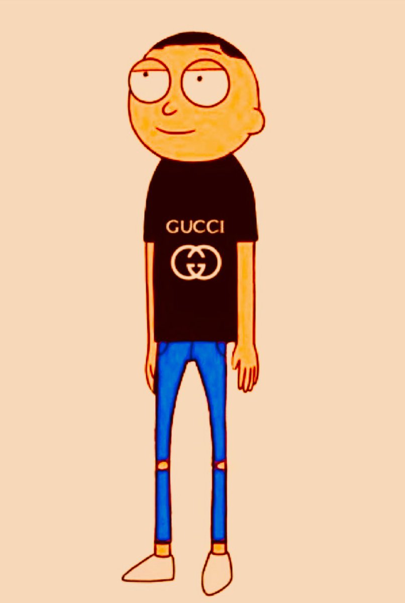 maiaisrotting's tweet photo. one gucci morty 
two gucci morty 
red gucci morty 
blue gucci morty https://t.co/r6MJzCMaof
