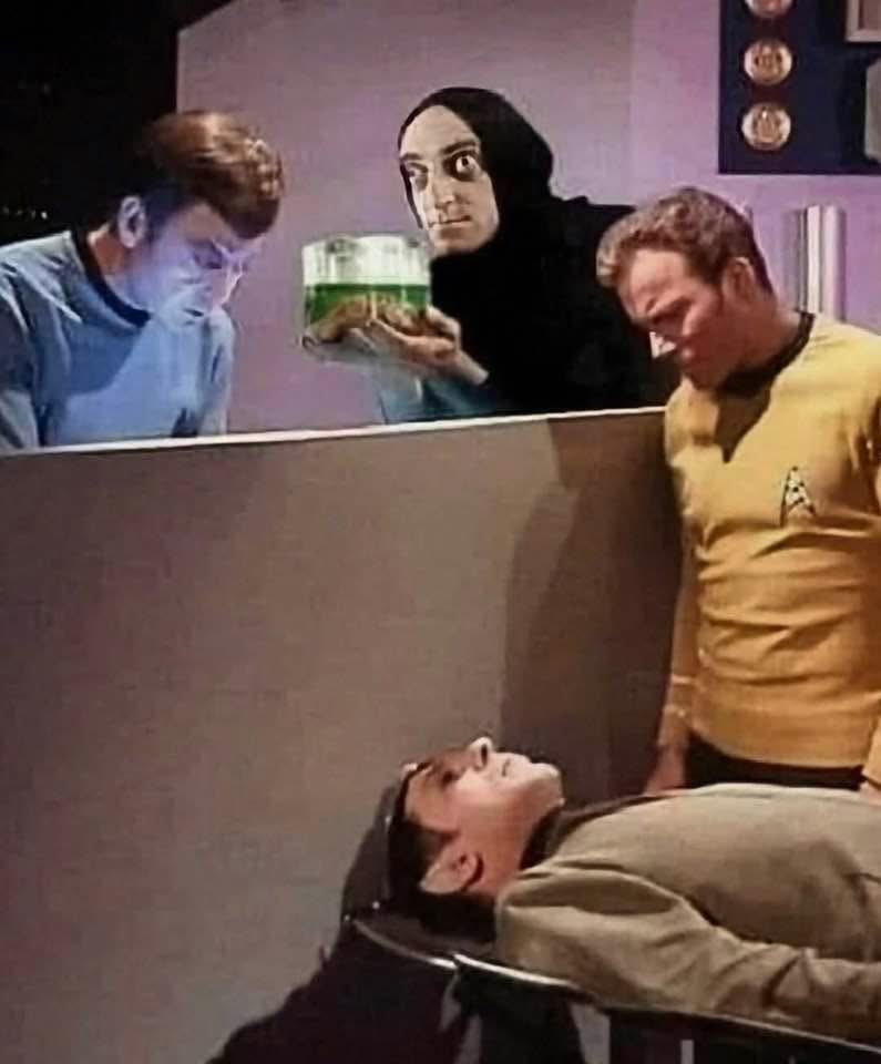 scottrdill's tweet photo. @StarTrek @youngfrankenstein https://t.co/UodRZTE8Yx