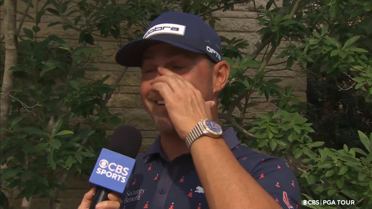GOLF_com's tweet photo. "I've had a really good year, and I'm proud of it. Through all the hardships that I've had, I'm proud of where I'm at. And I just tried to enjoy it today."

Gary Woodland talking after his round today. He will be playing the Tour Championship for the first time since 2019. 🥹 https://t.co/j2BPdwpGZy