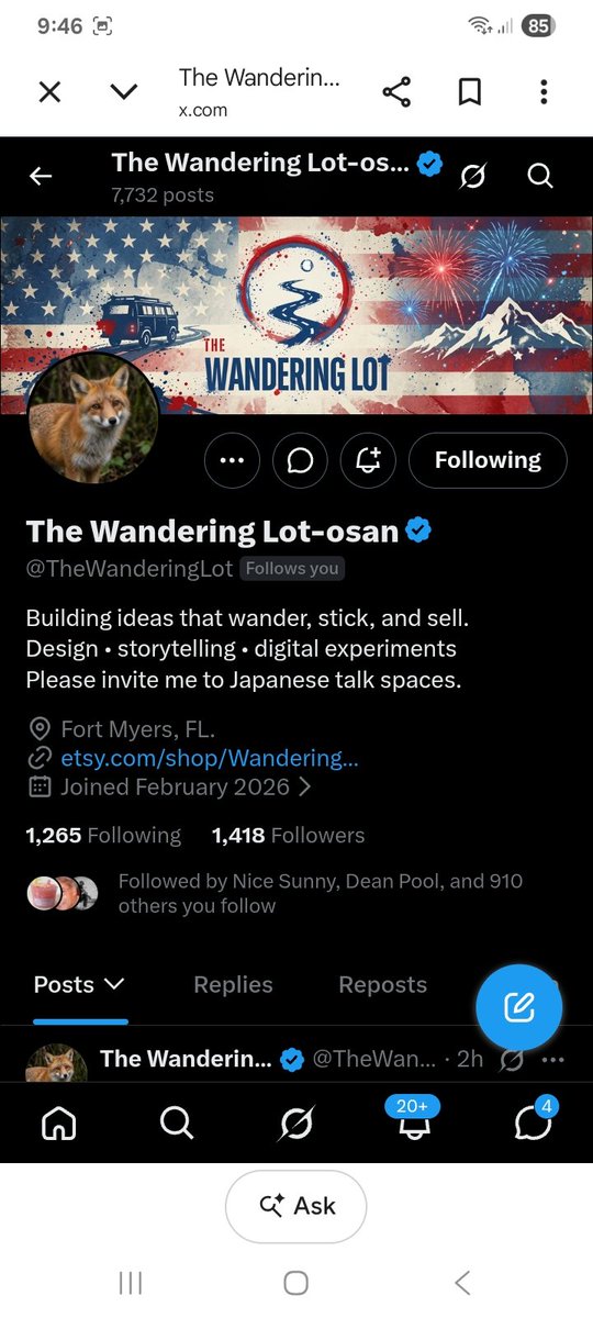 Hawkesbay69's tweet photo. ✨️awesome patriot connections ✨️
👇👇
@old1sales 
@TheWanderingLot 
🇺🇲 https://t.co/jCRdOO1dwQ