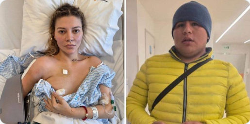 icardo8's tweet photo. INTENTO DE ASESINATO A NADIA BELLER EN EL HOSPITAL

Un hombre de campera amarilla, visto en el atentado contra Nadia Beller del 17 de agosto de 2026 en Bolivia, intentó ingresar a su habitación hospitalaria haciéndose pasar por policía, según cámaras de seguridad del hotel y el centro médico.

Nadia Beller, abogada y activista boliviana, sobrevivió a tres disparos de sicarios disfrazados de delivery y acusa a su expareja Fernando Cerimedo (exasesor de Milei y colaborador del presidente Paz) como autor intelectual; recibió el alta médica días después del ataque.

Durante su traslado a casa, la policía permitió que motos y autos siguieran la caravana, exponiendo su domicilio, lo que genera dudas sobre la protección brindada a la víctima en medio de la investigación con detenidos y prófugos.