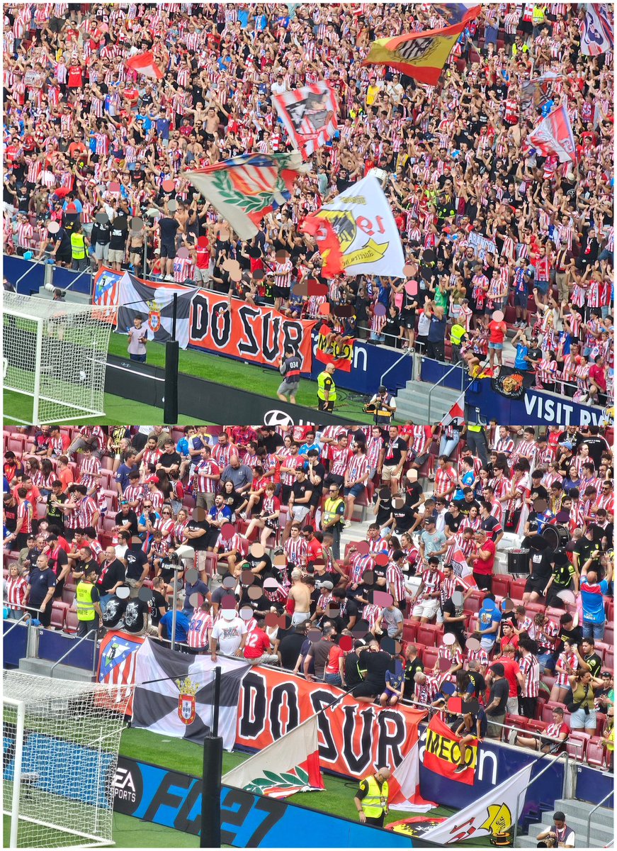 UltrasPresent's tweet photo. Frente Atlético 🔴⚪️🇪🇸

“CEUTA NO SE VENDE, CEUTA SE DEFIENDE” ⚫️⚪️🇪🇸

“QUE VIVA ESPAÑA” 🇪🇸

Atlético de Madrid - Villarreal. https://t.co/SNsMD2Q9bI