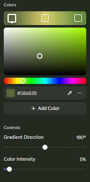 oakcharme's tweet photo. @kozy_kore #57673B #D9D06D #678C40 these are the hex codes! https://t.co/PNlwNlS47c