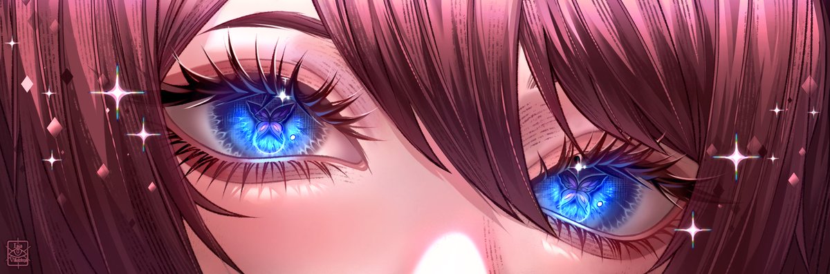 AemiliaSatella's tweet photo. Matching eye banners for me and @milyardhelstea 🦋 https://t.co/MkrWc0uxIH