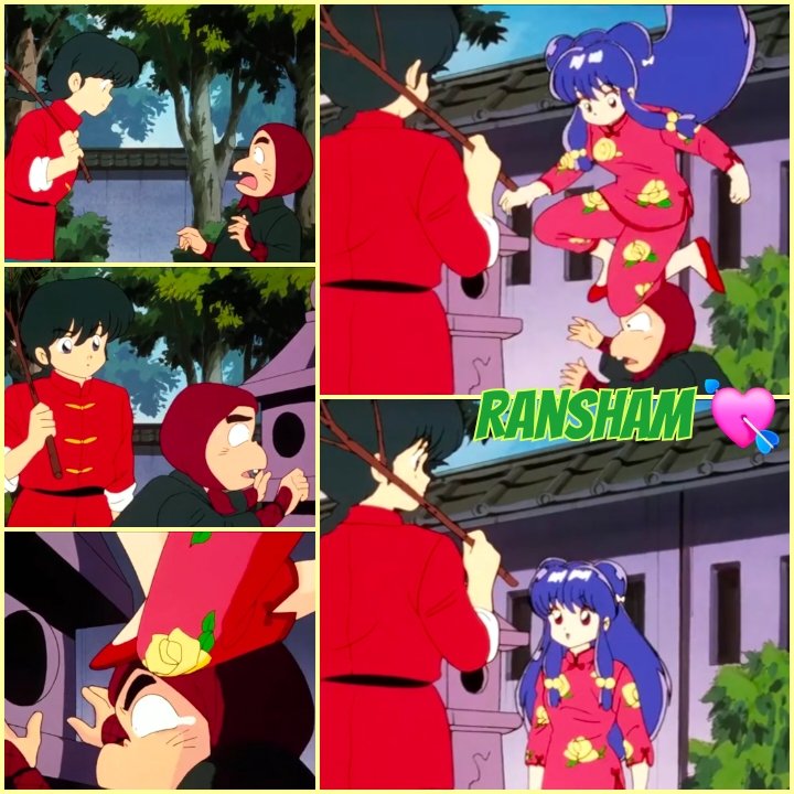 RanShamDaily's tweet photo. #Ranma and #Shampoo in "Kuno's House of Gadgets! Guests Check In, But They Don't Check Out" 🏺
Ft. Sasuke 🥷
#RanSham #乱シャン #乱シャ #乱珊 #RanmaSaotome #Shanpu #RanmaxShampoo #早乙女乱馬 #シャンプー #らんま #珊璞 #乱馬とシャンプー #らんまアニメ #らんま2分の1 https://t.co/WpYqCqov4T