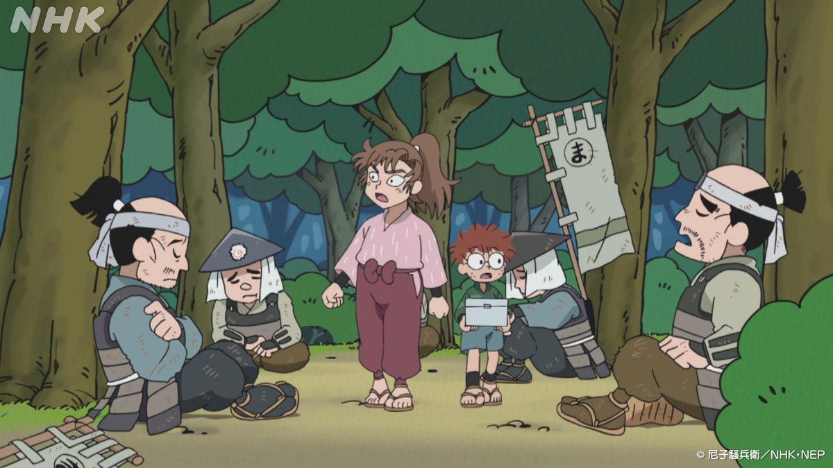 nhk_animeworld's tweet photo. 今週の忍たまは
忍たま30ベストコンビ投票シリーズを再放送！

24(月)の ＃忍たま は
「伊作の調合の段」

包帯や薬をもって、合戦場へ行ったときのこと。
乱太郎と伊作先輩は、雑渡昆奈門に遭遇。

2人は虫さされの薬を分けてあげることにしたけど…

🔽NHK ONE配信はこちら
https://t.co/FBDC7VDxZ3 https://t.co/OTcf9HttDq