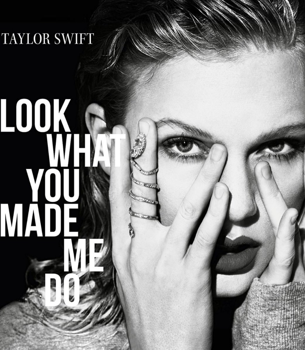 TheSwiftSociety's tweet photo. Throw🔙| 9 years ago today, Taylor Swift released
"Look What You Made Me Do" as the lead single from reputation. https://t.co/2DuVbldi9w