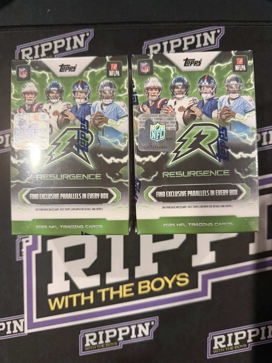 RippinWTB's tweet photo. 🚨 NEXT GIVEAWAY 🚨

This hour we’re giving away 2 Resurgence blaster boxes 🔥

To enter:
Subscribe to Rippin’ With The Boys on YouTube, reply with a screenshot and tag 3 friends 🤝 https://t.co/L2tu5eSu5v