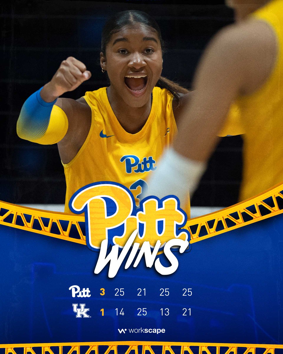 Pitt_VB's tweet photo. Top-five matchup. Top-tier result! https://t.co/RIpWmmowha