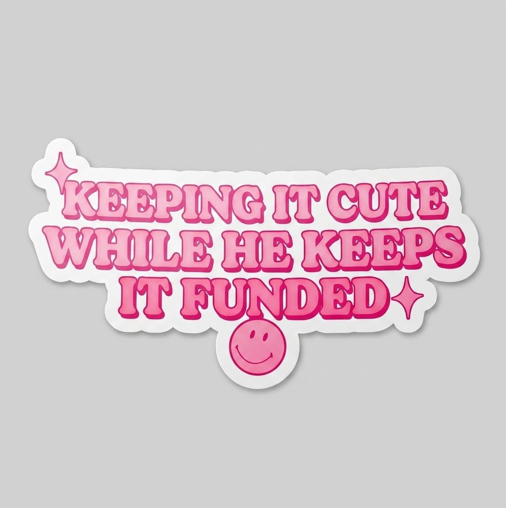 AspiringGyal's tweet photo. Keeping it cute, soft &amp; sparkly while he handles the rest 💕✨💰 https://t.co/zFz2YPx0kf