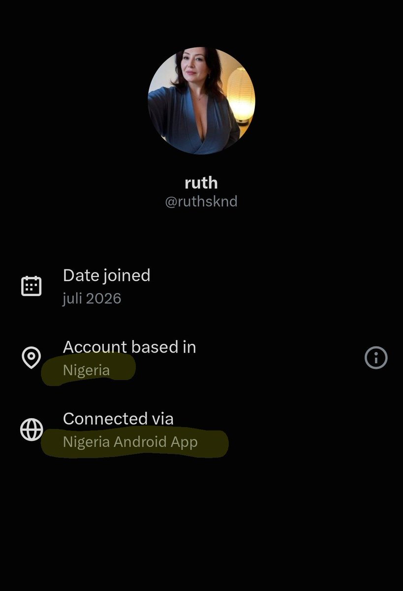 panbello1's tweet photo. What the heck is wrong with X these days?🥺

Another tsunami of FAKE accounts and apparently no one ever checks their LOCATION and/or profile name? (mostly a ‘name’ plus a whole lot of numbers).

These idiots usually all live in South Asia and Pakistan, Benin, etc... https://t.co/LVDmUczBb1