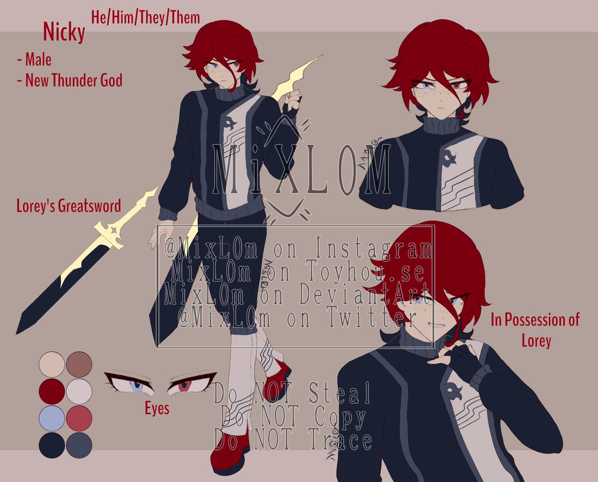 MixL0m's tweet photo. Say hello to my 10 year old ocs that i decided to redesign. They are still wip but i will eventually finish them.
#oc #originalcharacterart #character https://t.co/jErjBrfM0J