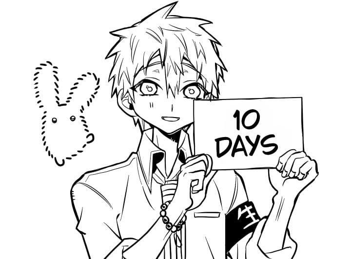 Tbhk_Fanzine's tweet photo. Only 10 days left!! Today's featured character is the beloved student council president, Teru, Who would have thought he caused a zombie apocalypse??

Art by @AnnualSalaryy https://t.co/1oE7KEnQGG