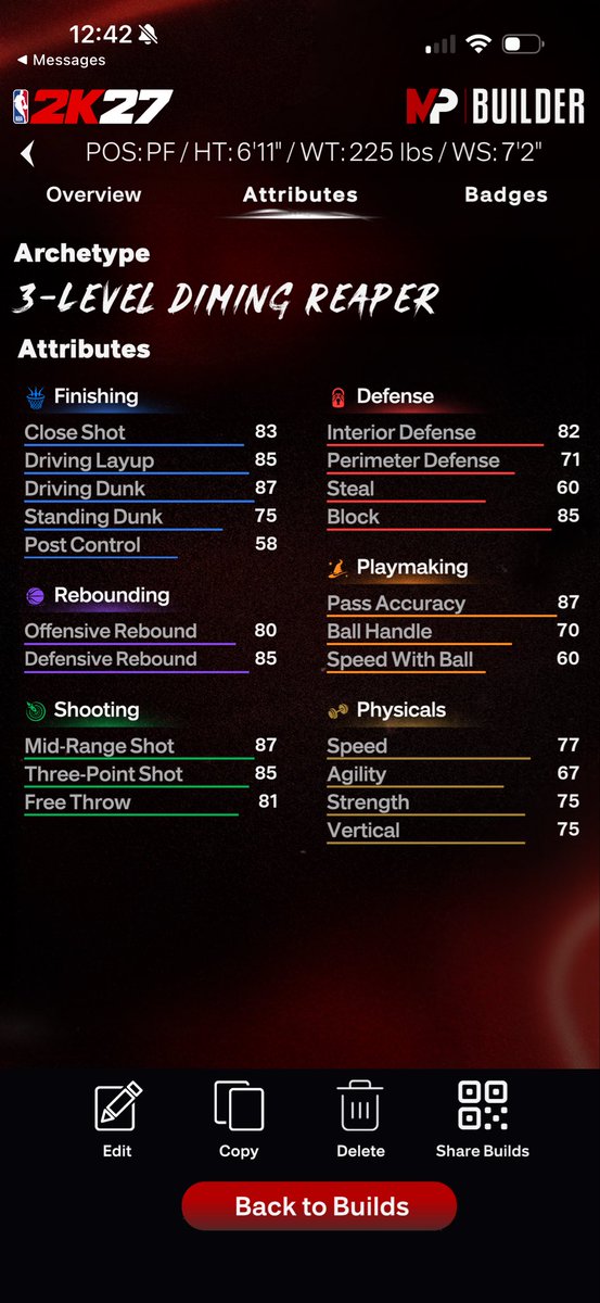 HoopNHook's tweet photo. Just some shit messing around lol #Nba2k27 https://t.co/fs2RLtbtDq