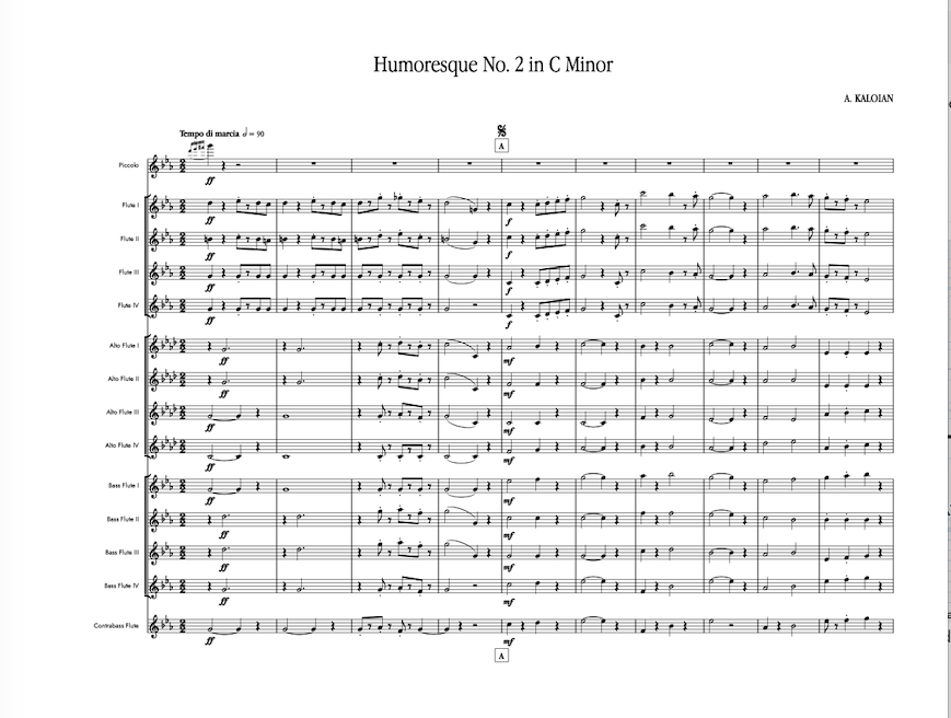 vfirstedition's tweet photo. Now available - Humoresque No. 2 in C Minor - in versions for Concert Band and also for Flute Choir - on our shop site https://t.co/A7YEltIauA #concertband #flute #nfa https://t.co/n53R16t0Bv