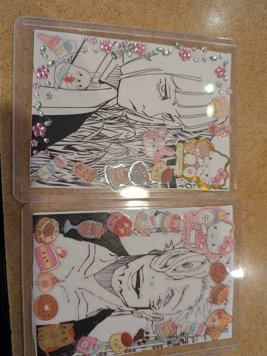 Byakkumo's tweet photo. Made Uraume and Sukuna photocards!

#sukuna #uraume #jjk https://t.co/nwyUqJjooo