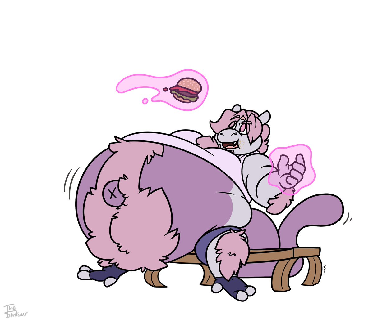 NekkysAD's tweet photo. Gaining that protein for your workout is easy when you have psychic powers, but those powers also make it incredibly easy to over do it!

Art by @Thesintaur https://t.co/PifOz0Gxb6