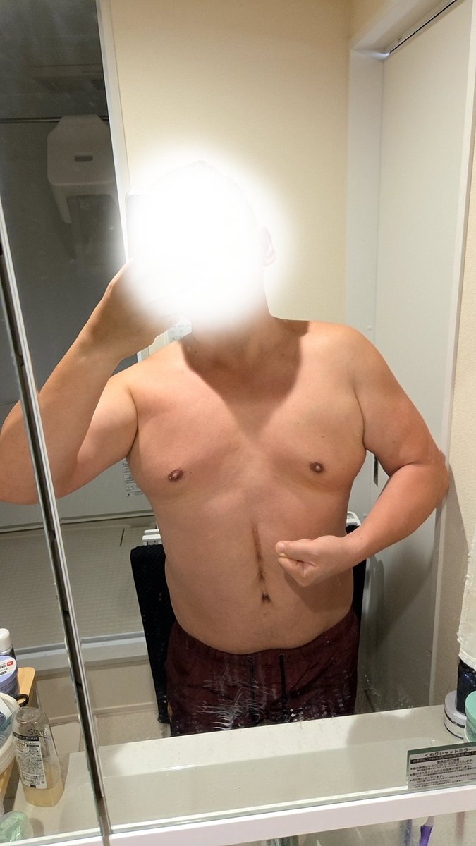 htrjkmrep25's tweet photo. 三角筋は付いてきたとはおもうんだが
腹は意外と前には出てない。横はなくならないけど https://t.co/16PTD6eQ9r