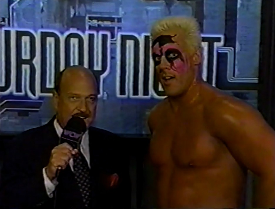 BTT_Podcast's tweet photo. ICYMI: We recap WCW Sat Night on TBS from Oct 29, 1994! How does Hogan think he's the good guy here? 
Ric Flair needs to push away from social media? 
And tons of outlaw mudshow shenanigans! 
Reposts GREATLY appreciated! 
Listen here: https://t.co/tKV4TEc01J https://t.co/zeXlXBOZqS