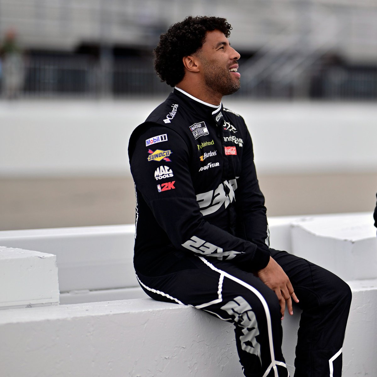 XfinityRacing's tweet photo. We'll drink to that and have some free @Hardees chicken tenders tomorrow too.

2nd for @BubbaWallace at @NHMS, matching his best finish of 2026. https://t.co/xRh2nRox7H