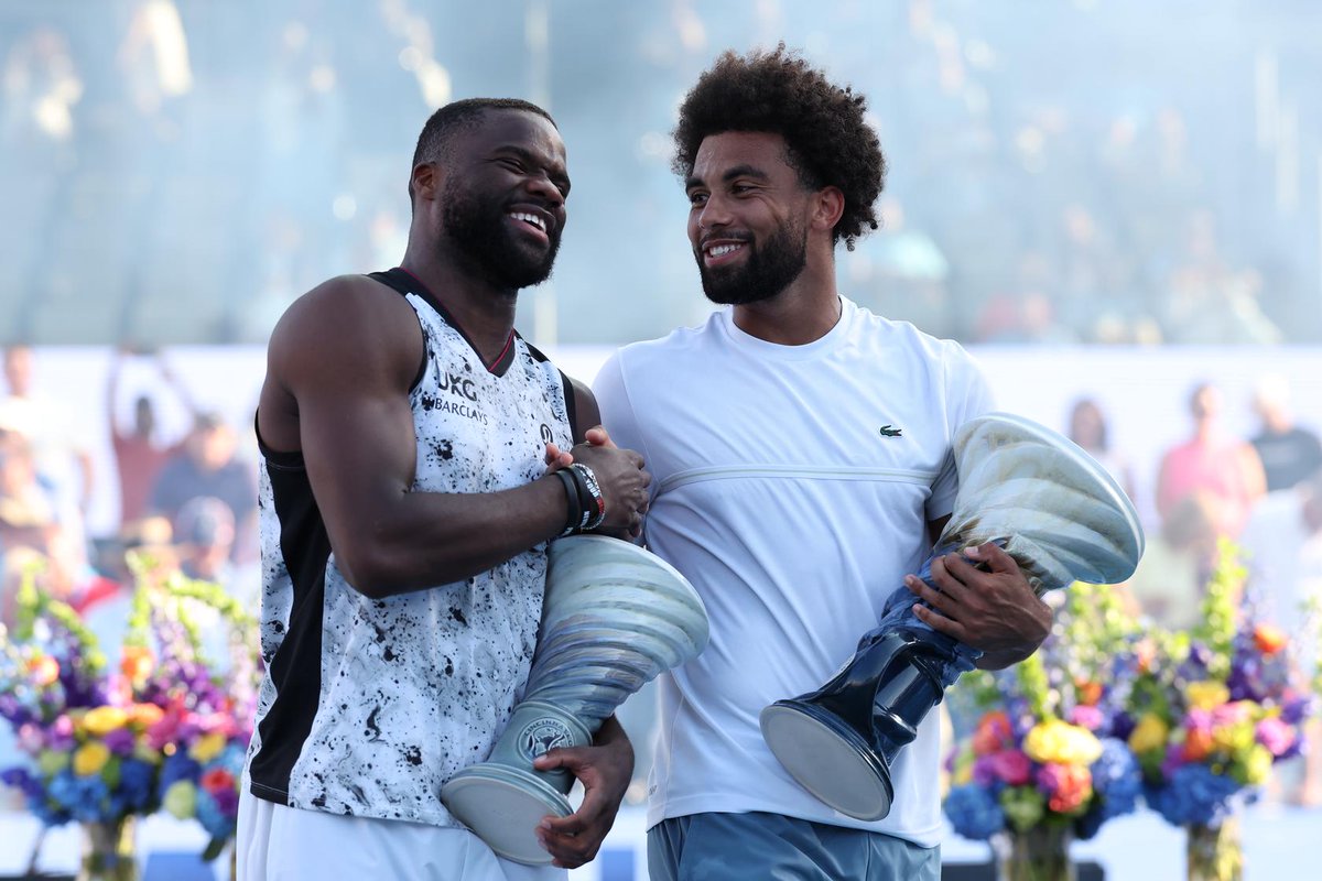 CincyTennis's tweet photo. These two 🥹

#CincyTennis | @FTiafoe | @ArthurFils https://t.co/4OkFMZVhsl