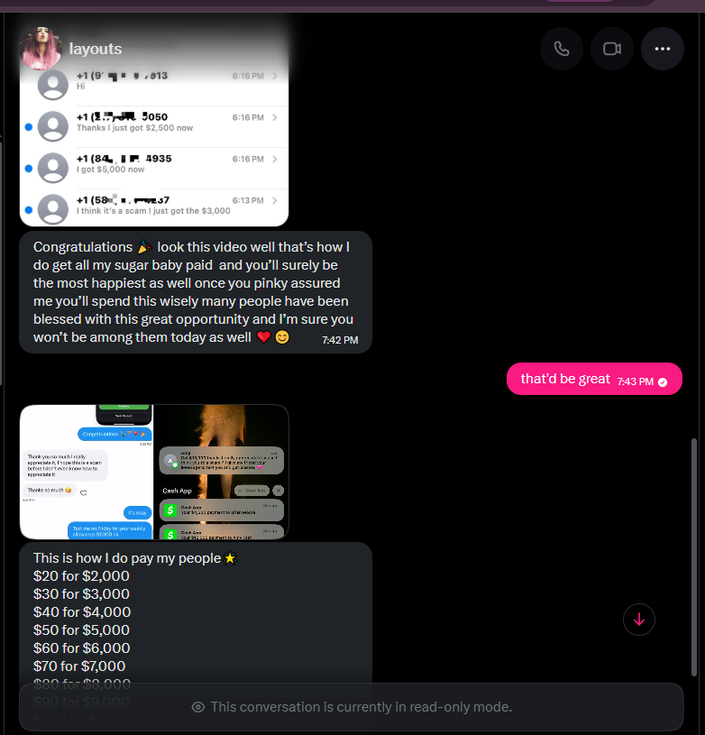 stormwinddomme's tweet photo. This is how fucking scammers do. They'll show you lots of prints and testimonials of appreciation. Time wasters. BROKE FUCKS. #findom https://t.co/ZvpjgtiN8a