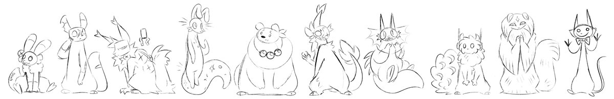 weregriffen's tweet photo. okay yeah im gonna start posting here again hello everypony i drew slugcats wow look (all based on the colors i play as and how i play the canon scugs' campaigns.....)

(tags)
 #rainworld #rainworldfanart #art https://t.co/kAqtO16rR8