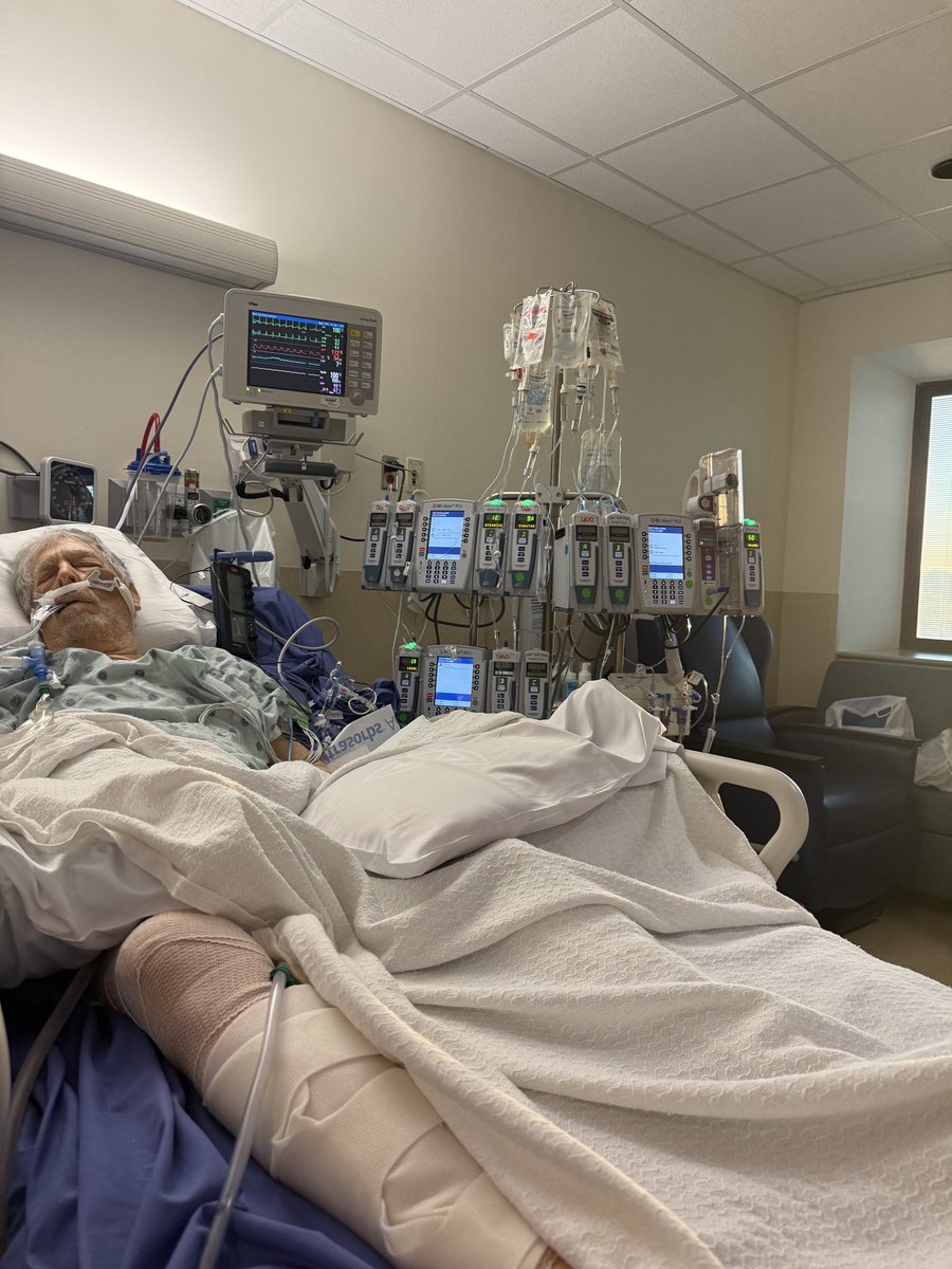 Bigdaddy123177's tweet photo. My dad - The GrassRange - is down for the count, fighting for his life after having a stroke during open heart surgery last week.  I’ve never known a day of life w/o him.  I’m terrified - but hopeful.  He’s a fighter.  Raised 3 strong patriots.  We’ll take prayers if u got ‘em!🙏🏼 https://t.co/3fR9McyPfS