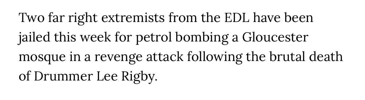 Sunloid_ADL's tweet photo. “The EDL did nothing” https://t.co/utvYioq5lK