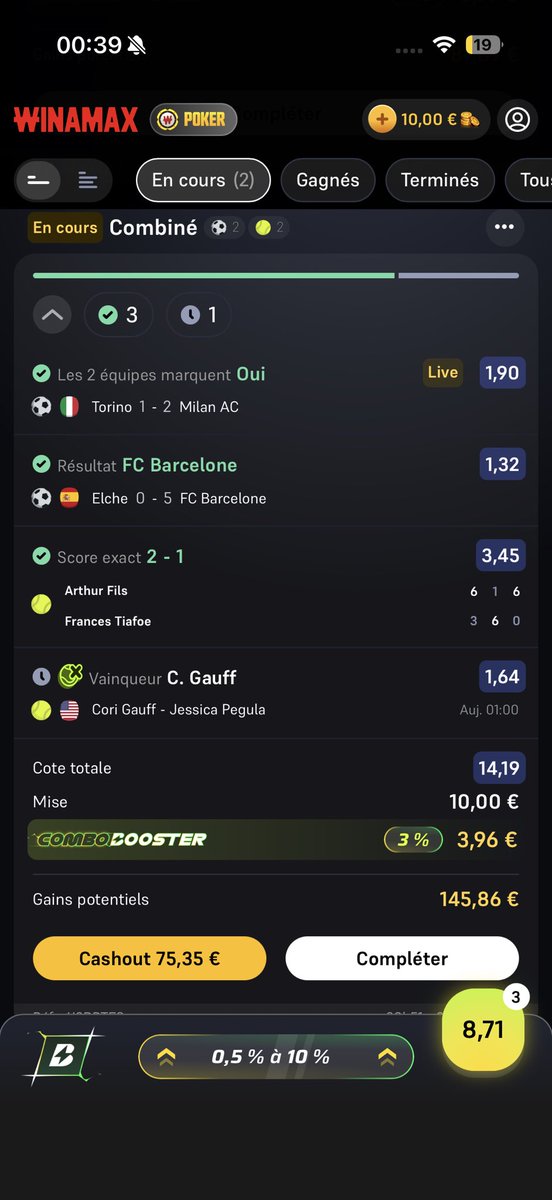 oelprt's tweet photo. Je fais quoi l’ekip ? 

Je cash out ? https://t.co/cbHb2Pfndc