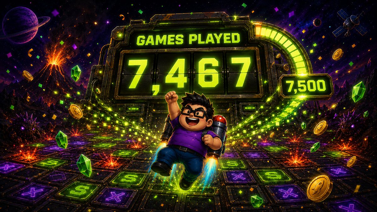 solanafatboys's tweet photo. 7,467 GAMES PLAYED. 💣

SFB Mines has only just launched, and we’re already closing in on 7,500 games.

That’s 7,467 times someone looked at the multiplier and thought…

“One more tile.” 👀

Thank you to everyone who has stepped onto the grid.

Next stop: 10,000. 🚀 https://t.co/19ERsrBHzw