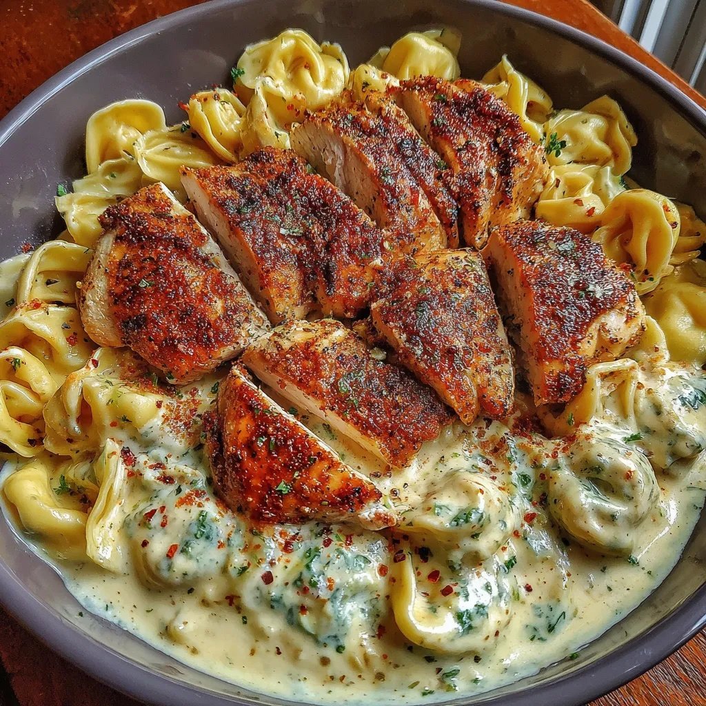 Garlic Herb Chicken Tortellini