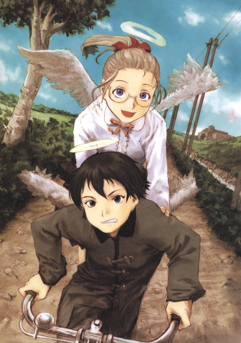 TheOtaking's tweet photo. Haibane Renmei - Radix - 2002
Illustration by Yoshitoshi ABe https://t.co/V0oIKBAXfC